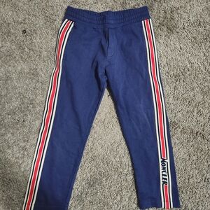 Moncler Kids Blue Track Pants